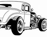 Rod Hot Cartoon Coloring Clipart Rods Street Cars Drawings Vector Pages Rat Ford Drawing Vectors Clip Book Magz Dap Clipground sketch template