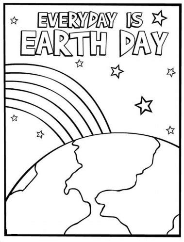 earth day coloring page  preschool preschool crafts