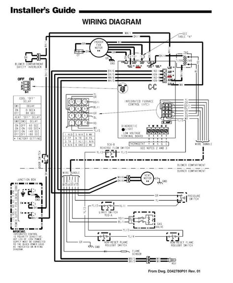 trane wiring diagrams model