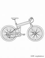 Fahrrad Vtt Bmx Bicicleta Coloriage Bicicletas Ausmalen Bici Colorier Ausmalbild Coloriages Ausmalbilder Hellokids Verkehrssicheres Drucken Línea sketch template