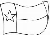Texas Flag Coloring State Pages Outline Color Printable Clipart Template Cliparts Supercoloring Version Categories sketch template