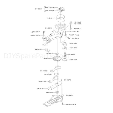 husqvarna hd hedge trimmer  parts diagram page