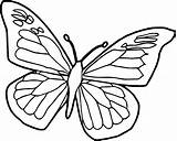 Butterfly Coloring Pages Insect Printable Blue Cool Wecoloringpage sketch template