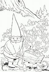 Coloring Pages Gnome Printable David Getcolorings sketch template