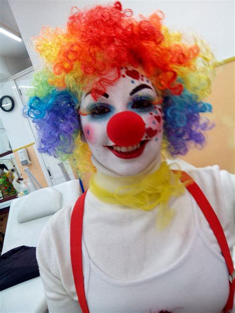 female clown makeup