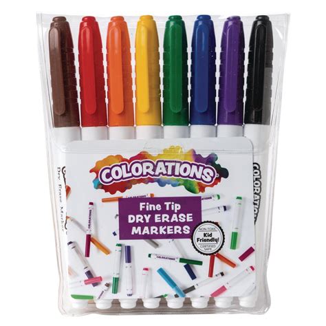 colorations fine tip dry erase marker set   item fpdry walmartcom