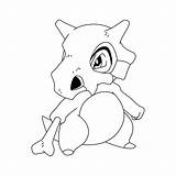 Cubone Lineart Deviantart sketch template