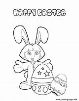 Easter Coloring Dora Eggs Pages Printable sketch template