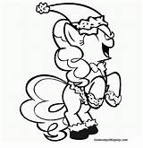 Pony Coloring Little Pages Chirstmas Play Gamesmylittlepony sketch template