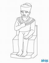 Kheops Pharaoh Egypte Coloriages Sarcophagus sketch template