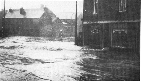 dronfield flood late 1950 s history pinterest