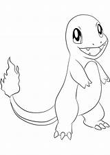 Charmander Coloring sketch template