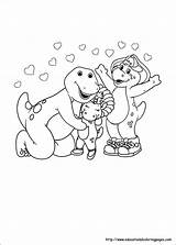 Coloring Pages Barney Printable Color Getcolorings Kids sketch template