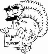 Thanksgiving Turkey Drawing Coloring Pages Cute Getdrawings sketch template