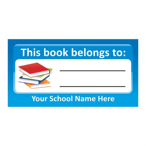 book label stickers school stickers  teachers