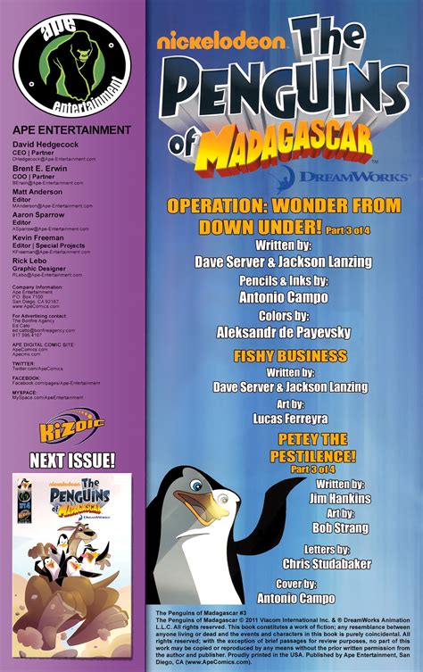 Penguins Of Madagascar Issue 3 Viewcomic Reading Comics