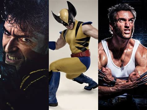 Hugh Jackman In Wolverine Costume Comic Con