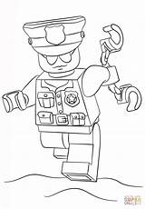 Lego Polizei Ausmalbild Officer Kolorowanki Polizist Kolorowanka Policjant Poliziotto Ninjago Roboter Ausdrucken Polizeiauto Policeman Druku Supercoloring Klocki Ausmalen Politieagent Malvorlage sketch template