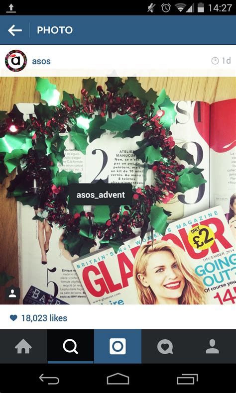 der instagram adventskalender von asos adventkalender instagram adventskalender