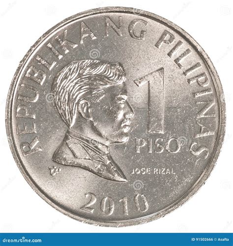 philippine peso coin stock photo image  market jose