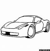 Ferrari Italia Coloring Pages Drawing Cars Printable Thecolor Car Clipartmag Template Choose Board sketch template