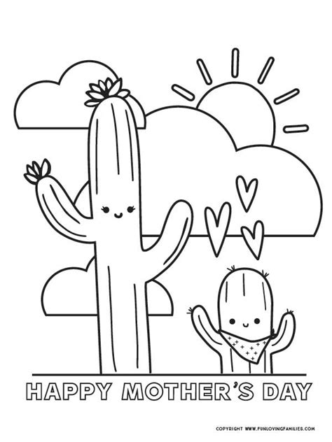 mothers day coloring pages  printables fun loving families