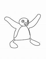 Pingu Coloring Pages Colouring Kolorowanki Coloringpages1001 Results sketch template