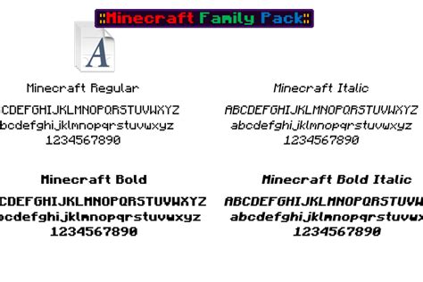 minecraft font jdgraphics fontspace