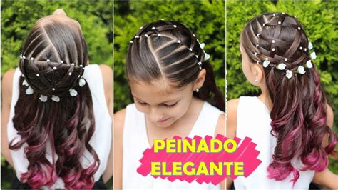 peinado fácil elegante y rápido para niñas peinad doovi