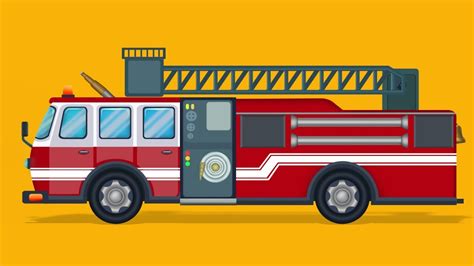 fire truck formation cartoon video  toddlers nursery rhymes