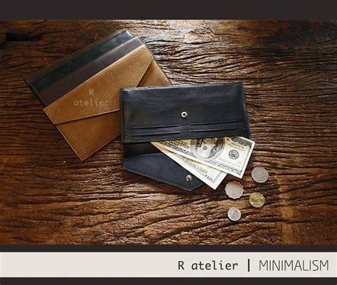 handmade leather clutch envelope clutch wallet ratelier