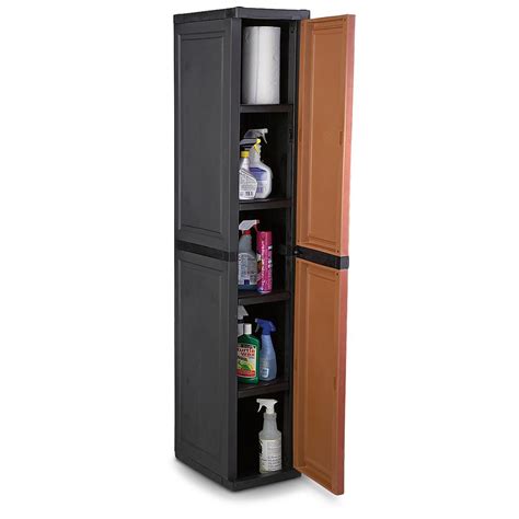 slim utility storage cabinet  housekeeping storage  sportsmans guide