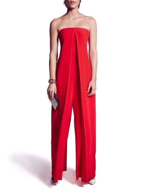 red jumpsuit plus size jumpsuit red overall wedding guest jumpsuit