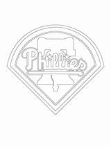 Coloring Pages Phillies Philadelphia Logo Mlb Baseball Printable Sheets Major League Color Getcolorings Phillie Coloringfolder sketch template