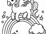 Tulamama Licorne Rainbows Divertir sketch template