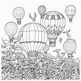 Coloring Pages Imagimorphia Air Hot Book Balloon Kerby Rosanes Balloons Extreme Adult Colouring Adults Printable Challenge Books Divyajanani Search Amazon sketch template