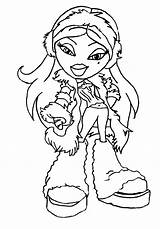 Bratz Hiver Kleurplaat Kleurplaten Imprimer Tenue Coloriages Malvorlage Lamistitine Stimmen Ausmalbild Stemmen sketch template