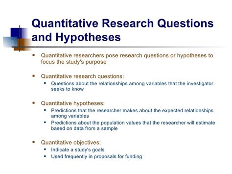 research questions  hypotheses