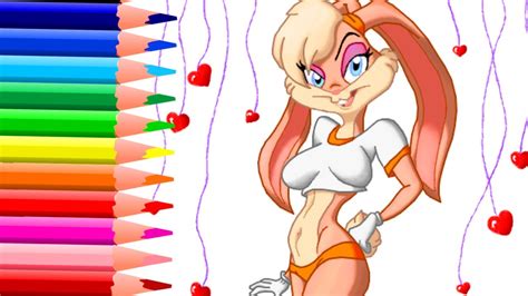 drawing lola bunny speed drawing youtube