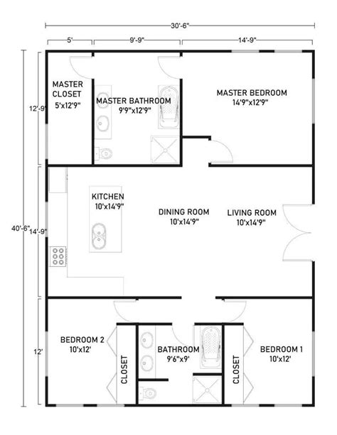 bedroom  floor plan home