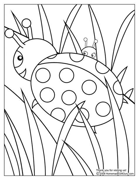 oodles  doodles ladybug coloring pages