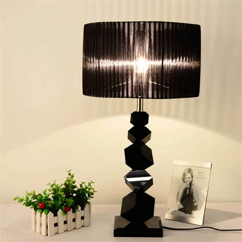 tuda xcm  shipping luxury black  crystal table lamps modern