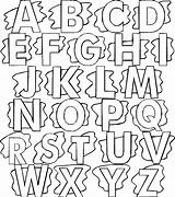 Alphabet Letters Coloring Lettering Colorthealphabet Printable Fonts Pages Alphabets Alfabet sketch template