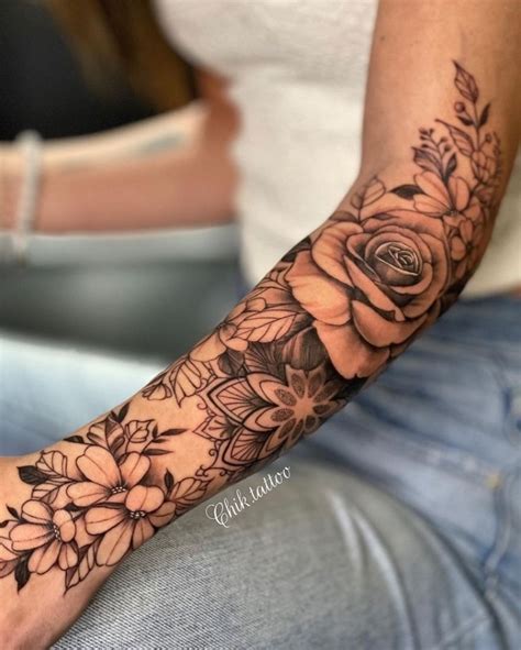 Tattoo Girly Sleeve Tattoo Sleeve Tattoos For Women Forearm Tattoo
