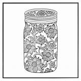 Coloring Jar Color Mcs Framed Amazon Adult Time sketch template