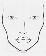 Rosto Croqui Maquiagem Maquiar Jawline sketch template