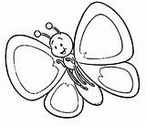 Butterfly Coloring Pages Printable Beautiful Kids Spring Color Cute Buckeye Preschool sketch template