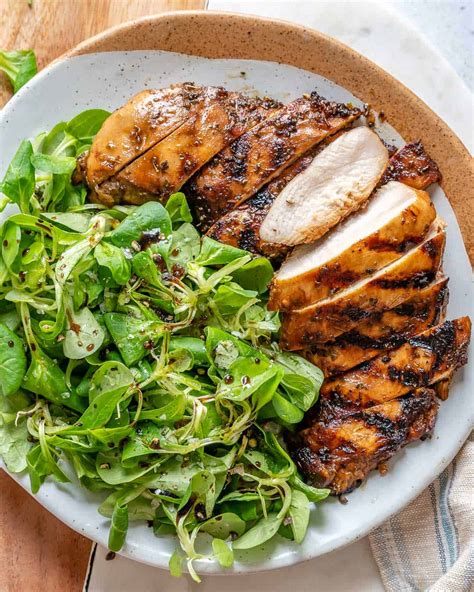 easy baked balsamic chicken breast healthy fitness meals