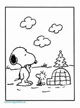 Coloring Snoopy Christmas Pages Woodstock Charlie Brown Printable Peanuts Sheets Valentine Kids Color Tree Print Xmas Activity Book Doghouse Bestcoloringpagesforkids sketch template