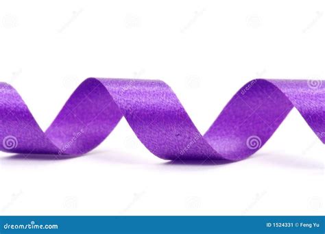purple ribbon stock image image